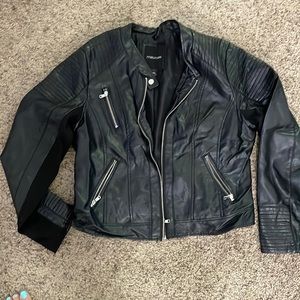 Faux Leather Jacket